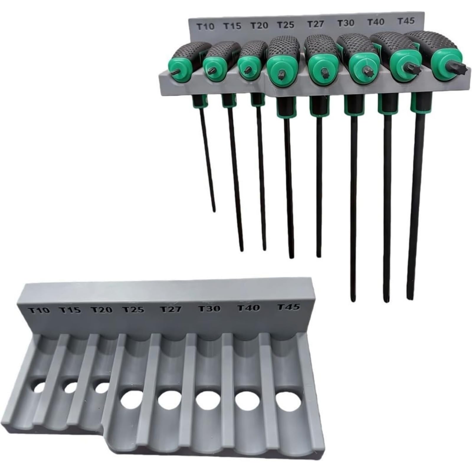 Magnetic T-Handle Hex Key Organizer Rack – Tool Holder for Harbor